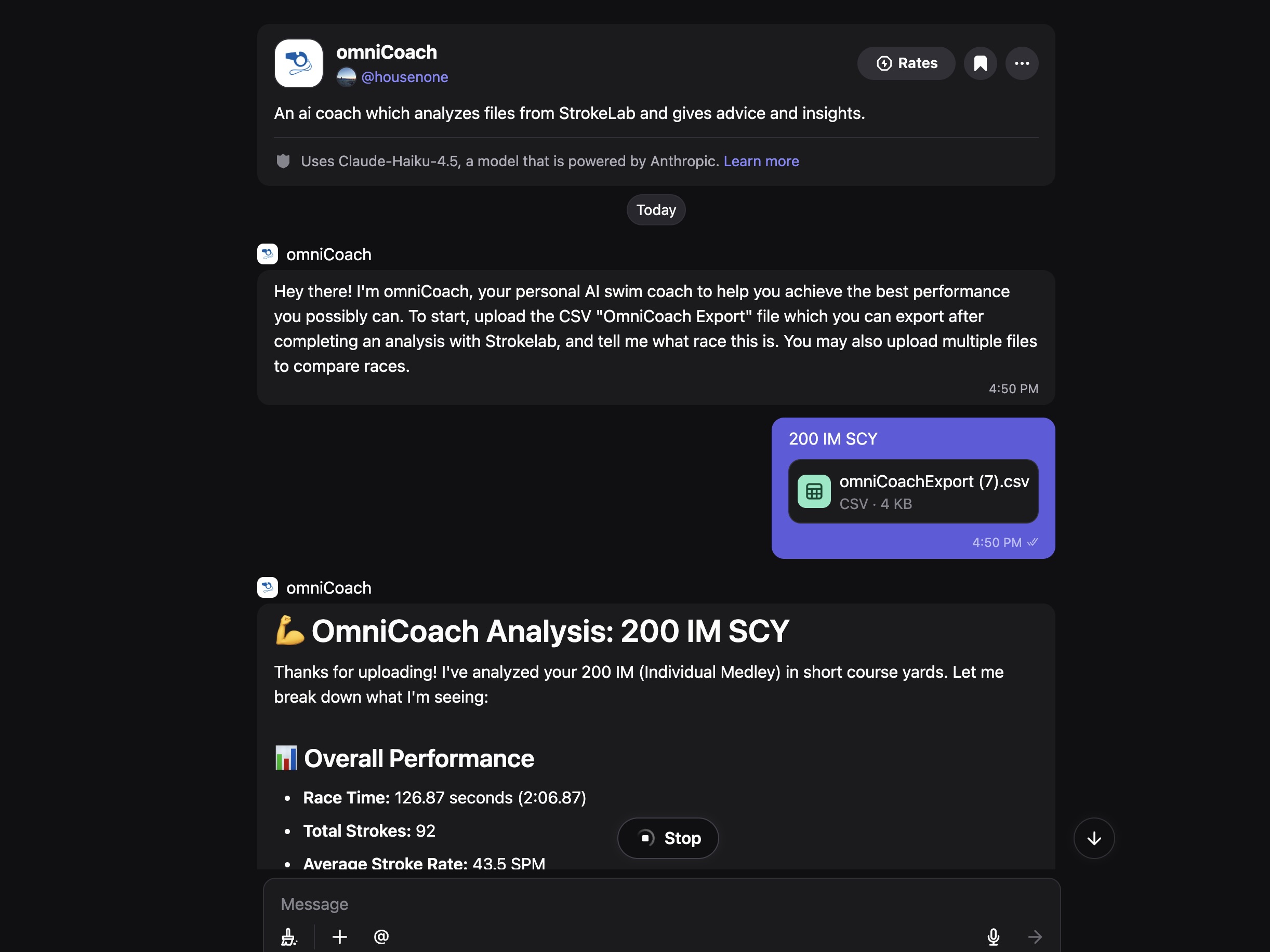 OmniCoach screenshot 1